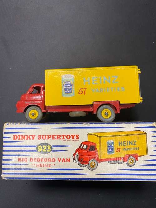 DINKY TOYS 923 Big Bedford Van (Heinz) Good Original Box  - LOW START VALUE R4200!